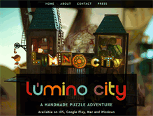 Tablet Screenshot of luminocitygame.com